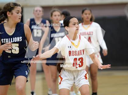 Thumbnail 2 in San Juan Hills vs. Rosary Academy  (Tom Riach Tournament) photogallery.
