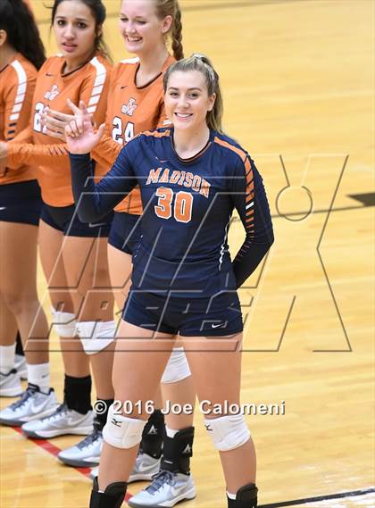 Thumbnail 3 in Madison vs Judson (Littleton Gym) photogallery.