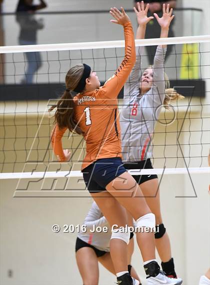 Thumbnail 2 in Madison vs Judson (Littleton Gym) photogallery.
