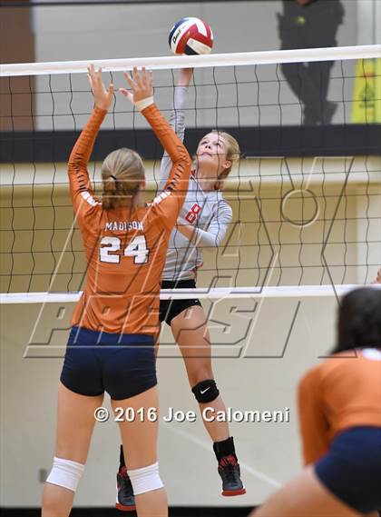 Thumbnail 1 in Madison vs Judson (Littleton Gym) photogallery.