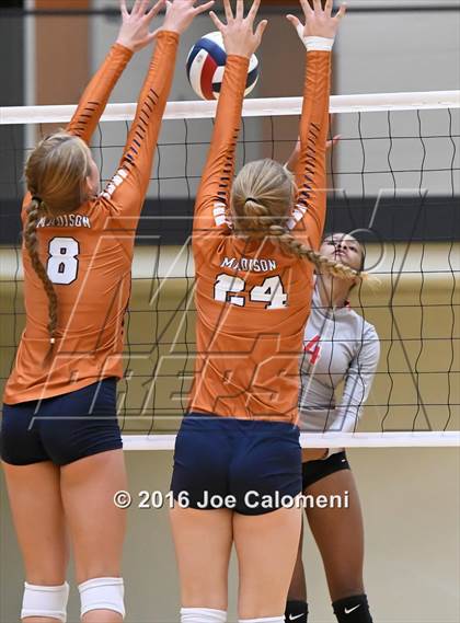 Thumbnail 1 in Madison vs Judson (Littleton Gym) photogallery.