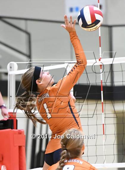 Thumbnail 3 in Madison vs Judson (Littleton Gym) photogallery.