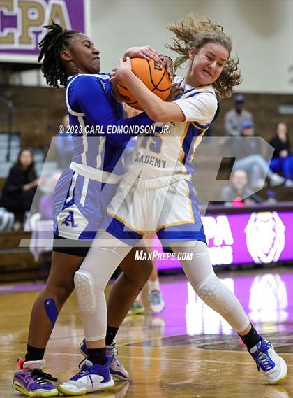 Thumbnail 3 in Clarksville Academy vs. Auburn photogallery.