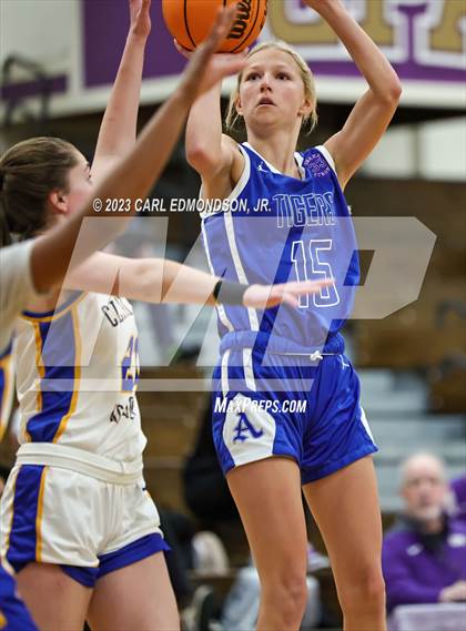 Thumbnail 2 in Clarksville Academy vs. Auburn photogallery.