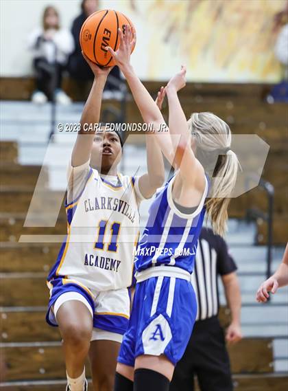 Thumbnail 2 in Clarksville Academy vs. Auburn photogallery.