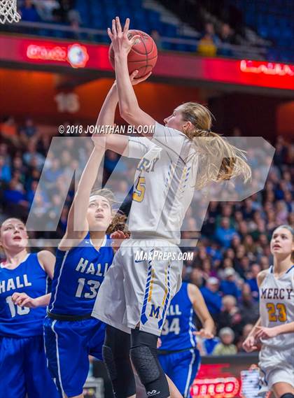 Thumbnail 2 in Hall vs. Mercy (CIAC Class LL Final) photogallery.