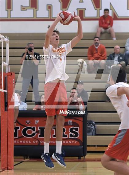 Thumbnail 3 in Cathedral Catholic @ Orange Lutheran (CIF State SoCal D2 Semi-Final) photogallery.