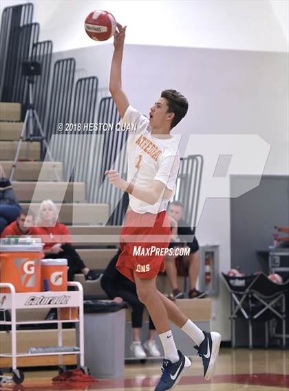 Thumbnail 1 in Cathedral Catholic @ Orange Lutheran (CIF State SoCal D2 Semi-Final) photogallery.
