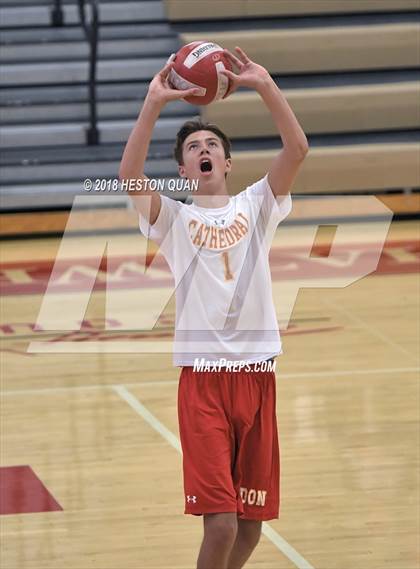 Thumbnail 1 in Cathedral Catholic @ Orange Lutheran (CIF State SoCal D2 Semi-Final) photogallery.