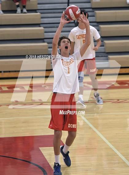 Thumbnail 2 in Cathedral Catholic @ Orange Lutheran (CIF State SoCal D2 Semi-Final) photogallery.