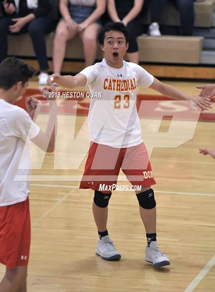 Thumbnail 1 in Cathedral Catholic @ Orange Lutheran (CIF State SoCal D2 Semi-Final) photogallery.