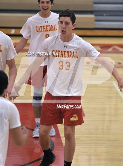 Thumbnail 2 in Cathedral Catholic @ Orange Lutheran (CIF State SoCal D2 Semi-Final) photogallery.