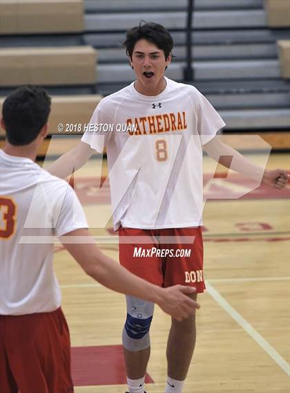 Thumbnail 1 in Cathedral Catholic @ Orange Lutheran (CIF State SoCal D2 Semi-Final) photogallery.