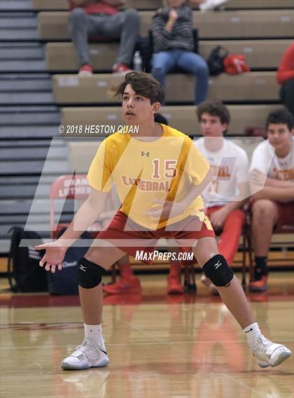 Thumbnail 2 in Cathedral Catholic @ Orange Lutheran (CIF State SoCal D2 Semi-Final) photogallery.