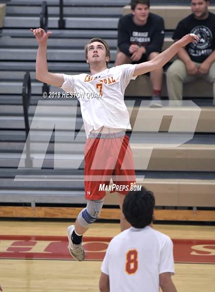 Thumbnail 2 in Cathedral Catholic @ Orange Lutheran (CIF State SoCal D2 Semi-Final) photogallery.
