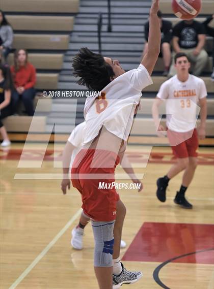 Thumbnail 3 in Cathedral Catholic @ Orange Lutheran (CIF State SoCal D2 Semi-Final) photogallery.