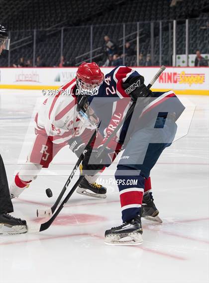 Thumbnail 2 in Regis Jesuit vs. Chaparral (CHSAA Frozen Four) photogallery.