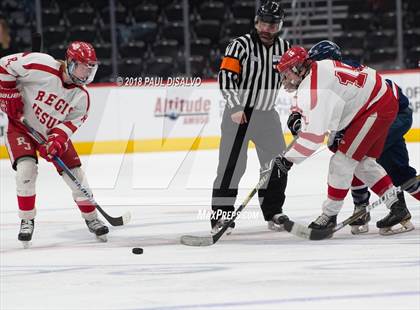 Thumbnail 3 in Regis Jesuit vs. Chaparral (CHSAA Frozen Four) photogallery.