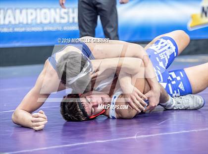 Thumbnail 3 in NYSPHSAA Wrestling Championships (Consolation Round 1) photogallery.