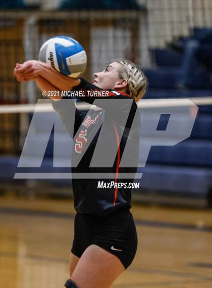 Thumbnail 3 in Kimberly vs Sugar Salem (3A State Tournament) photogallery.