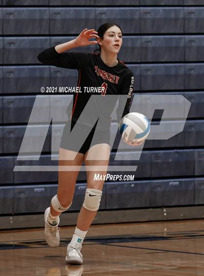 Thumbnail 3 in Kimberly vs Sugar Salem (3A State Tournament) photogallery.