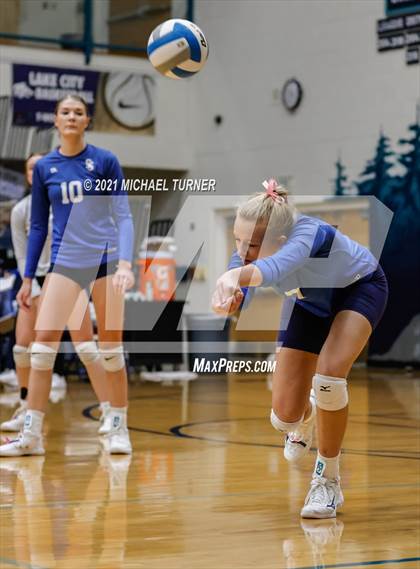 Thumbnail 3 in Kimberly vs Sugar Salem (3A State Tournament) photogallery.