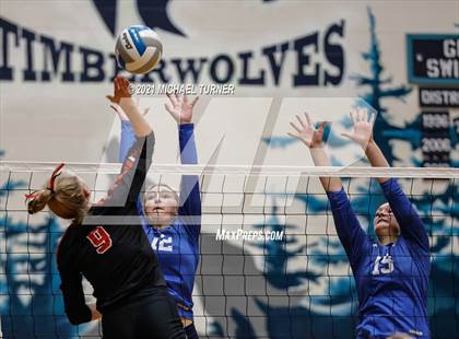 Thumbnail 1 in Kimberly vs Sugar Salem (3A State Tournament) photogallery.