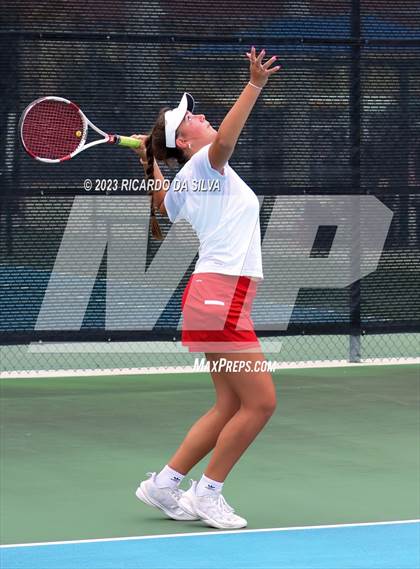 Thumbnail 1 in UIL 3A & 4A Tennis Doubles Quarterfinals photogallery.