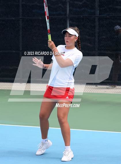 Thumbnail 1 in UIL 3A & 4A Tennis Doubles Quarterfinals photogallery.