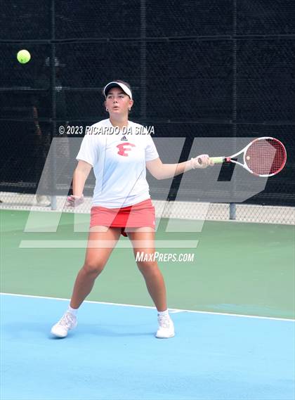 Thumbnail 3 in UIL 3A & 4A Tennis Doubles Quarterfinals photogallery.