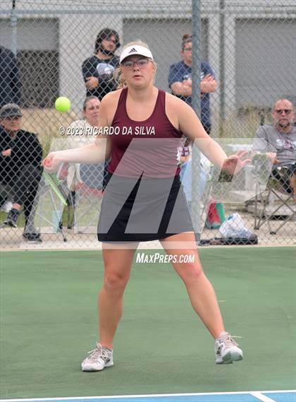 Thumbnail 3 in UIL 3A & 4A Tennis Doubles Quarterfinals photogallery.