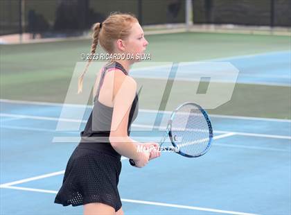 Thumbnail 3 in UIL 3A & 4A Tennis Doubles Quarterfinals photogallery.
