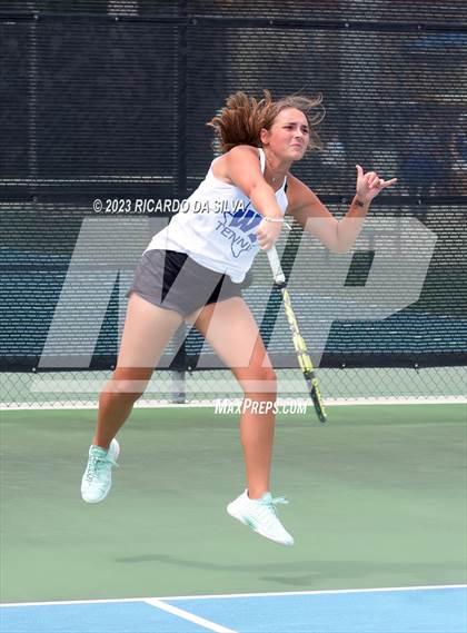 Thumbnail 3 in UIL 3A & 4A Tennis Doubles Quarterfinals photogallery.