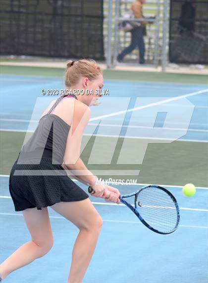 Thumbnail 2 in UIL 3A & 4A Tennis Doubles Quarterfinals photogallery.