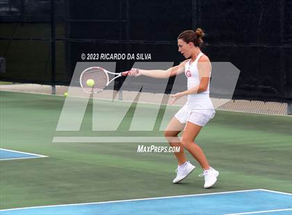 Thumbnail 3 in UIL 3A & 4A Tennis Doubles Quarterfinals photogallery.
