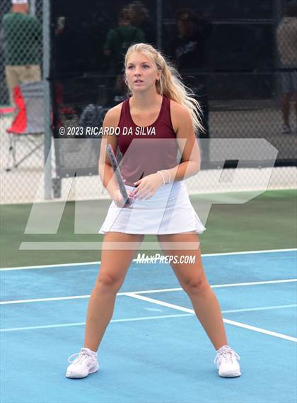 Thumbnail 2 in UIL 3A & 4A Tennis Doubles Quarterfinals photogallery.