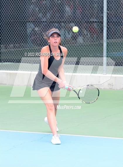 Thumbnail 2 in UIL 3A & 4A Tennis Doubles Quarterfinals photogallery.