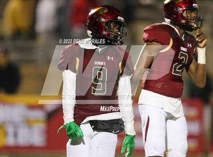 Thumbnail 3 in Mater Dei Catholic vs Downey (CIF SS D2-AA Regional Final) photogallery.