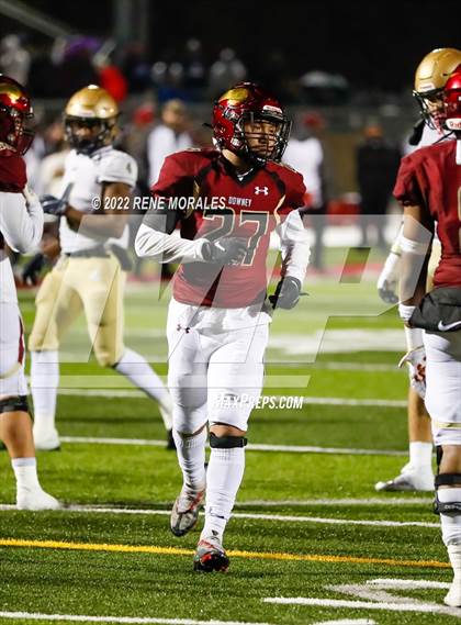 Thumbnail 2 in Mater Dei Catholic vs Downey (CIF SS D2-AA Regional Final) photogallery.