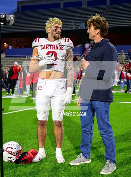 Thumbnail 2 in Carthage vs. Pleasant Grove (UIL 4A D2 Football Region Semifinal) photogallery.