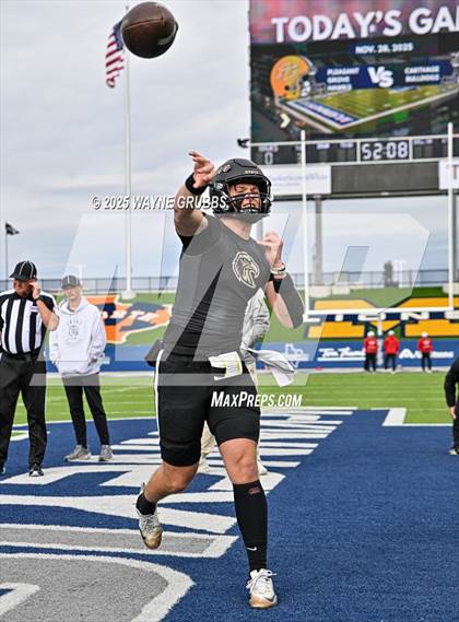 Thumbnail 2 in Carthage vs. Pleasant Grove (UIL 4A D2 Football Region Semifinal) photogallery.