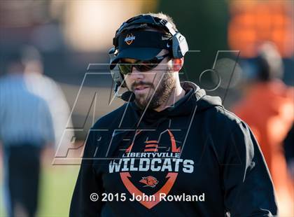 Thumbnail 1 in Lincoln-Way East @ Libertyville (IHSA 7A Playoffs 2nd Round) photogallery.