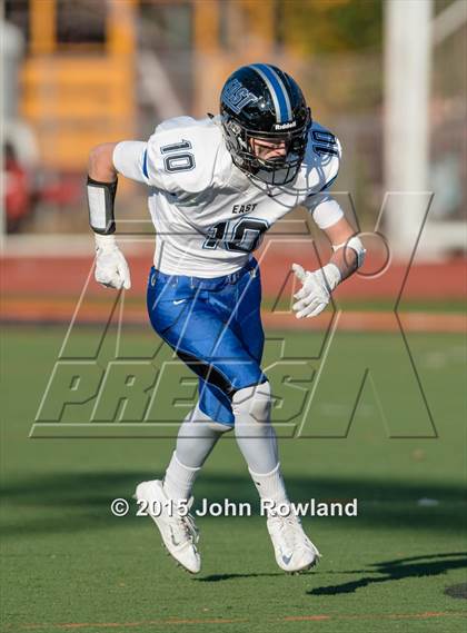 Thumbnail 3 in Lincoln-Way East @ Libertyville (IHSA 7A Playoffs 2nd Round) photogallery.