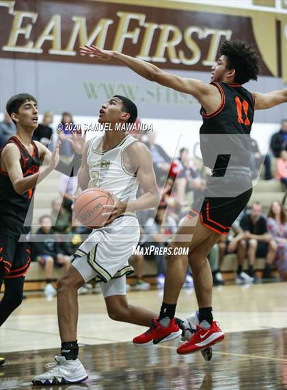 Thumbnail 2 in  St. Francis vs Grant (Valley Sports Academy Shootout) photogallery.
