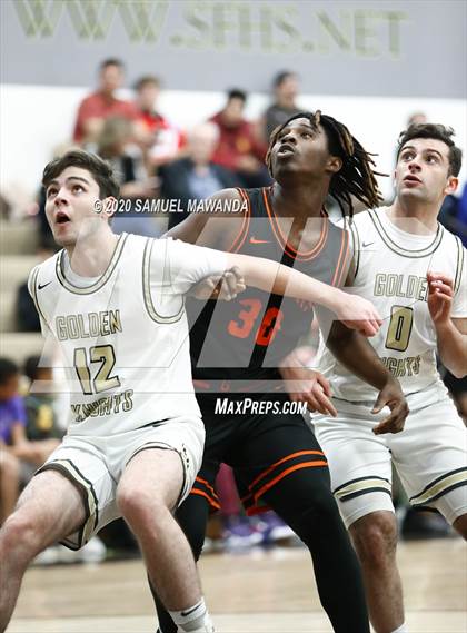 Thumbnail 3 in  St. Francis vs Grant (Valley Sports Academy Shootout) photogallery.