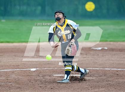 Thumbnail 3 in Cowan vs. Delta (Delaware County Tournament) photogallery.