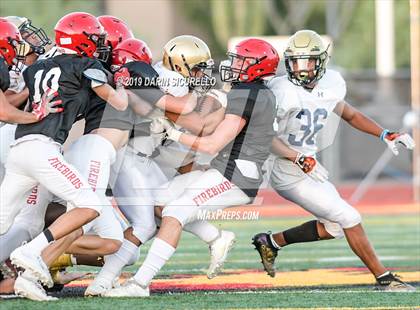 Thumbnail 1 in Desert Vista vs. Mesa @ Chaparral (Scrimmage) photogallery.