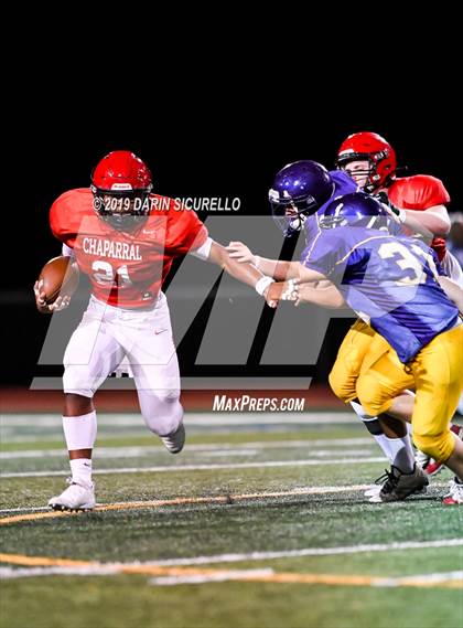 Thumbnail 1 in Desert Vista vs. Mesa @ Chaparral (Scrimmage) photogallery.