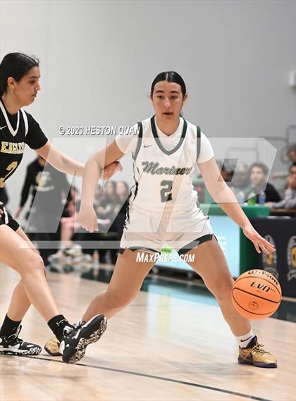 Thumbnail 2 in St. Monica vs. Oak Park (CIF-SS D5A Final) photogallery.