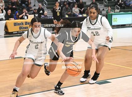 Thumbnail 2 in St. Monica vs. Oak Park (CIF-SS D5A Final) photogallery.